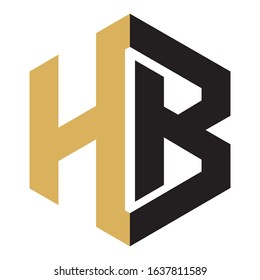 Creative HBlogo design for technology companies and financial businesses