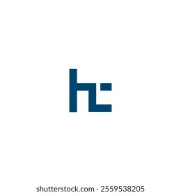 Creative HC, CH letter logo design template elements. Modern abstract digital alphabet letter logo.
