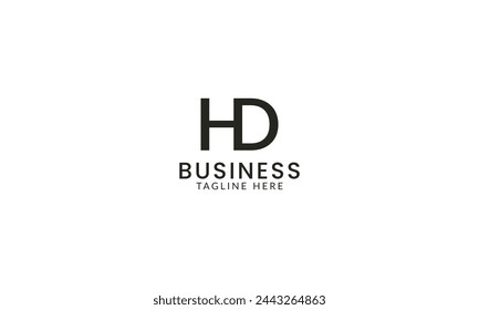 Creative HD latter logo design and intial logo.