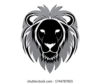  creative head lion vector logo 