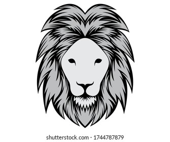  creative head lion vector logo 