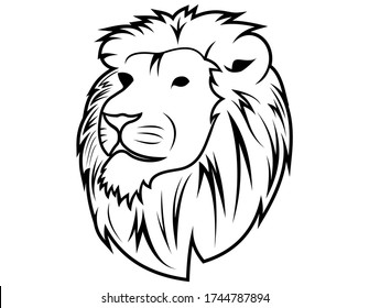  creative head lion vector logo 