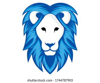  creative head lion vector logo 