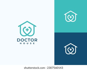 creative Health care medical home logo