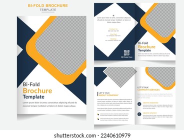 Creative Healthcare Business bifold brochure medical Company Profile design template