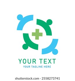Creative Healthcare Medical Logo Vector Art Illustration