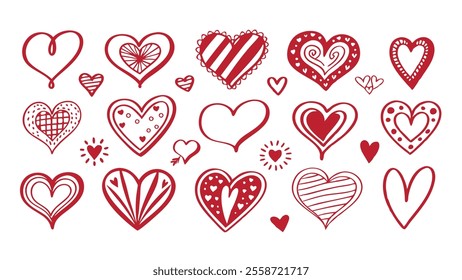 Creative Heart Illustrations for Love Themes