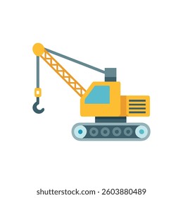 A creative heavy crane icon tailored for designers in lifting operations.