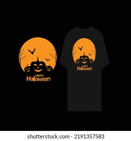 creative helloween t-shirt design vector files