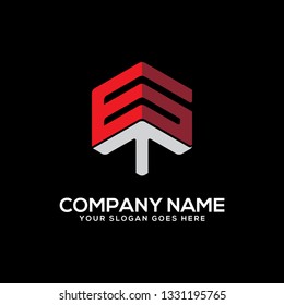 creative hexagon GK initial name logo vector