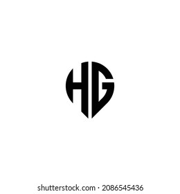 Creative Hg Letter Concept Logo Stock Vector (Royalty Free) 2086545436 ...