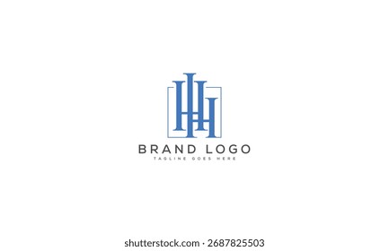 Creative HH logo for Branding and Startups.