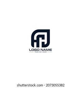 Creative HH logo, letter hh vector template