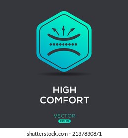 Creative (High comfort) Icon, Vector sign.