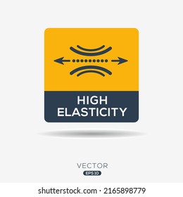 Creative (High elasticity) Icon, Vector sign.