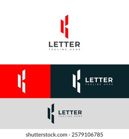 Creative HK, KH letter logo design 