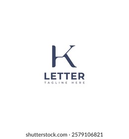 Creative HK, KH letter logo design 