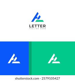 Creative HL, LH letter logo design