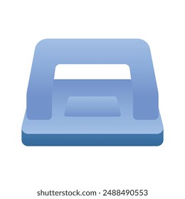 A creative hole punch icon, perfect for indicating document organization or office supplies