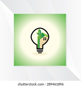 creative home concept bulb idea vector 