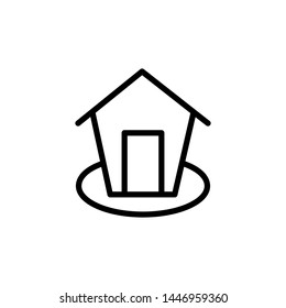 creative home concept icon design
