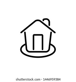 creative home concept icon design