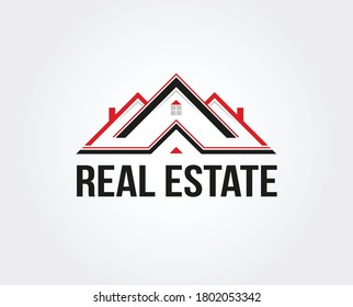 Plantilla de diseño de logotipo de construcción de viviendas creativas