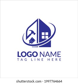 Design-Vorlage für das Design von Logos für kreatives Wohnungsbau