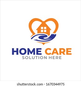 Creative Of Home Health Services Concept Logo Design Template