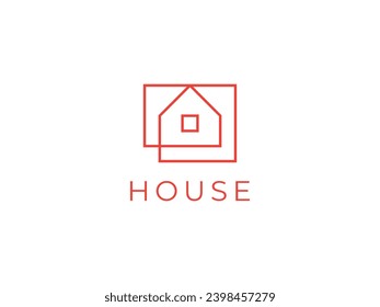 creative home house real estate logo design