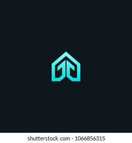 Creative up home icon vector designs