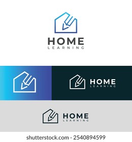 Creative Home learning logo design 
