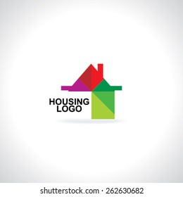 creative home logo concept