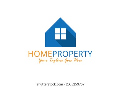 creative home logo design for housing, property, real estate business, etc.
