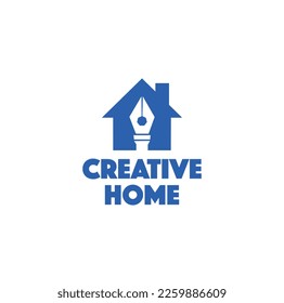 Creative home logo design real