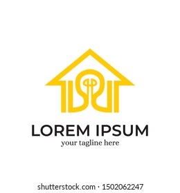Creative Home Logo Design Template Inspiration - Vector