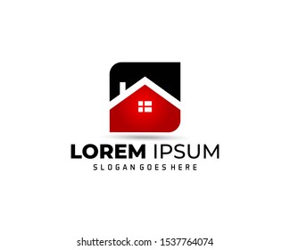 creative home logo detailing with clean background