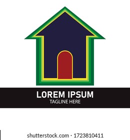  Creative home logo icon design vector. simple real estate icon templates

