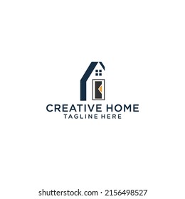 Creative home logo icon design 