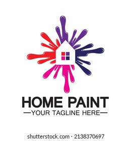 Creative Home Painting Logo Design