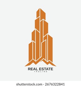 Diseño creativo del emblema de la propiedad de la casa para la agencia inmobiliaria residencial y los proyectos arquitectónicos
