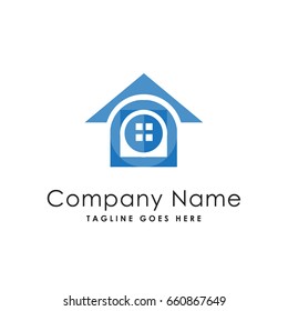 creative home property logo template