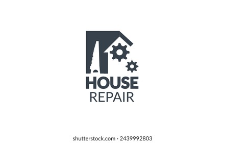 Creative Home repair service vector logo design
