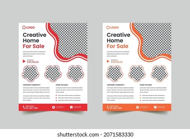 Creative Home Sale Modern And Professional Flyer Design