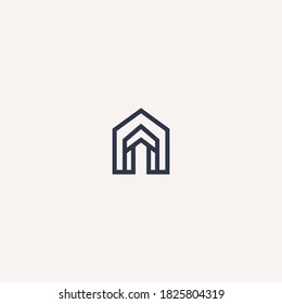 creative home smart logo design template