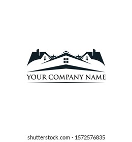 creative home smart logo detailing with clean background. Real estate home designs logo vector
