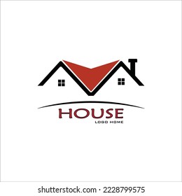 creative home smart logo detailing with clean background
