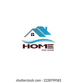 logotipo creativo de home smart con fondo limpio