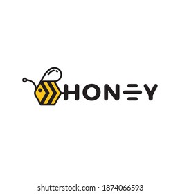 creative honey bee design for your a company or brand