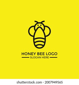 Creative Honey Bee Logo Design Concepts
